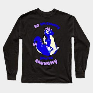 Chubby Grump Blue Long Sleeve T-Shirt